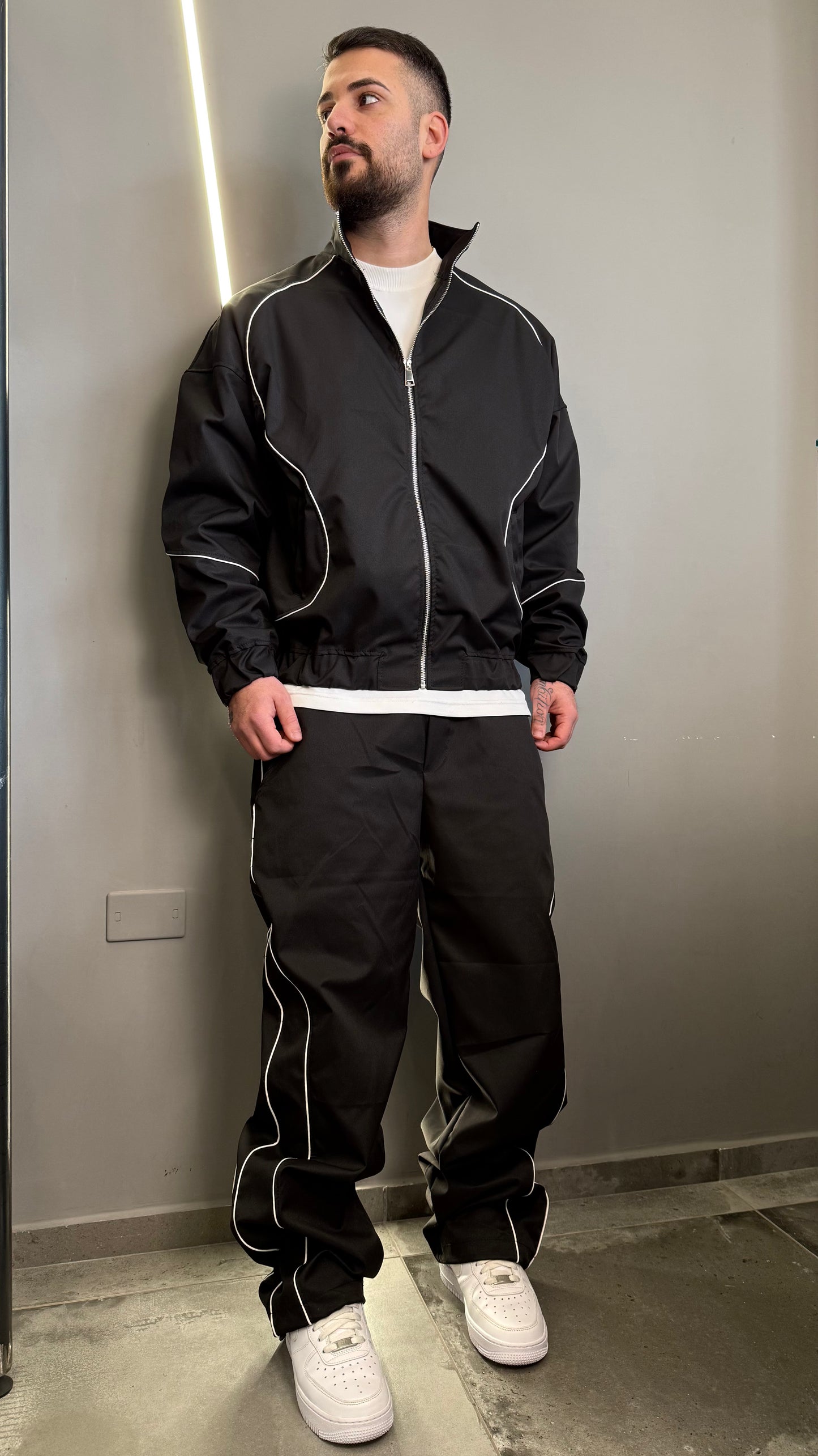 COORDINATO TUTA BUNKER BLACK