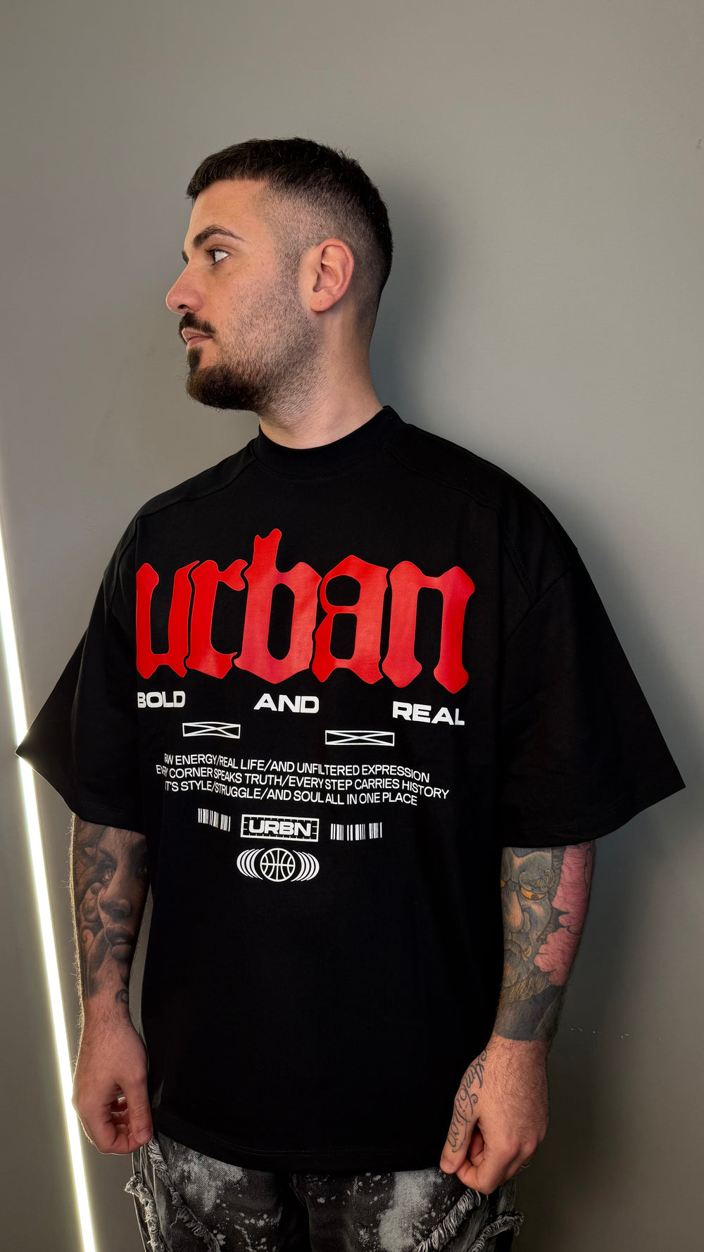 T-SHIRT URBAN BLACK