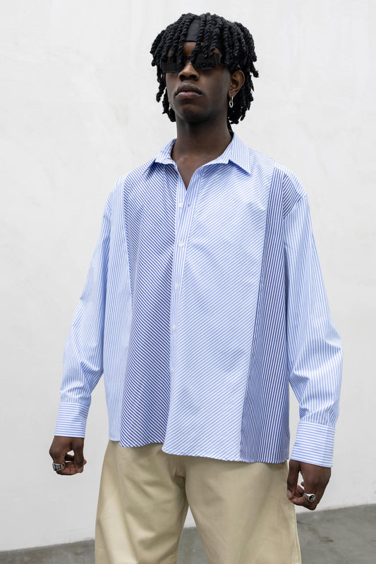 CAMICIA MULTI STRIPED BLUE