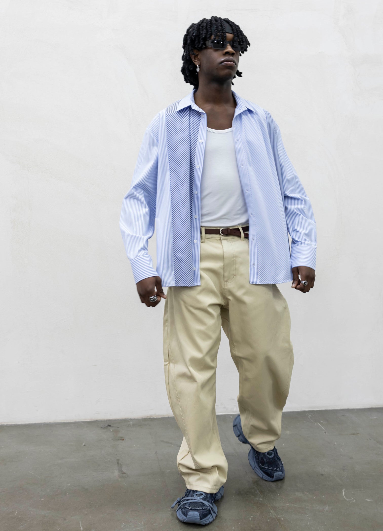 CAMICIA MULTI STRIPED BLUE