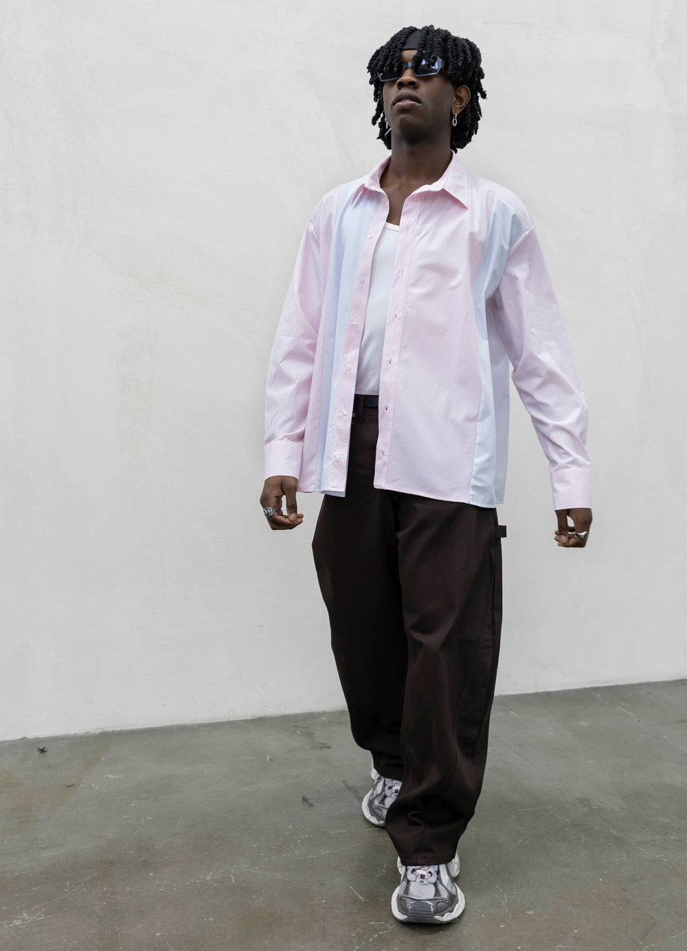 CAMICIA MULTI STRIPED PINK