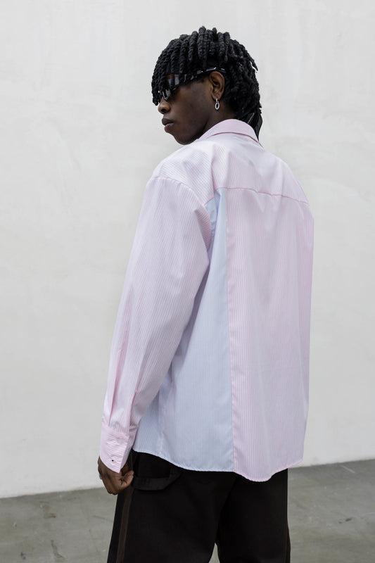 CAMICIA MULTI STRIPED PINK