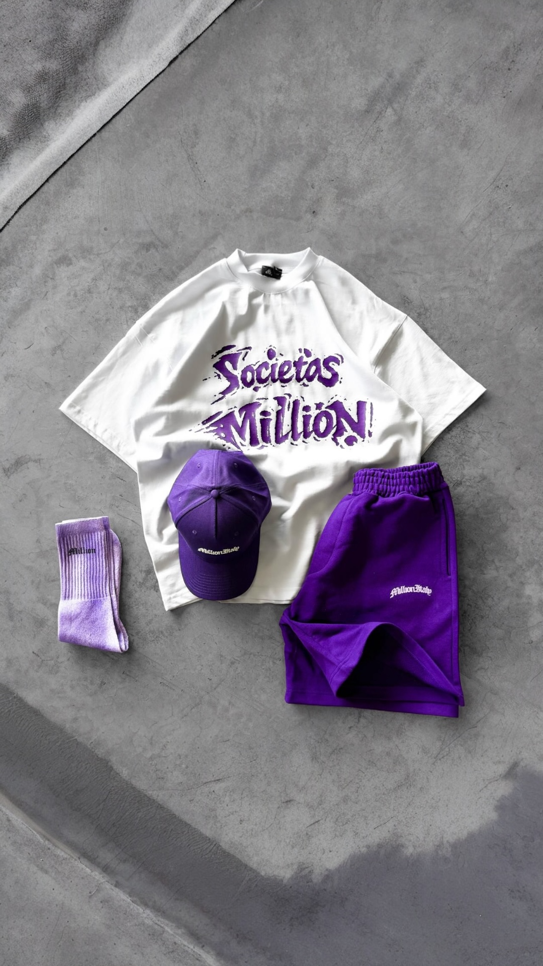 COORDINATO MILLION SOCIETAS PURPLE