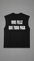 CANOTTA VIVE FELIZ BLACK