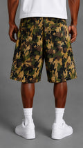 SHORTS MIMETICO MOD.PAPER GREEN