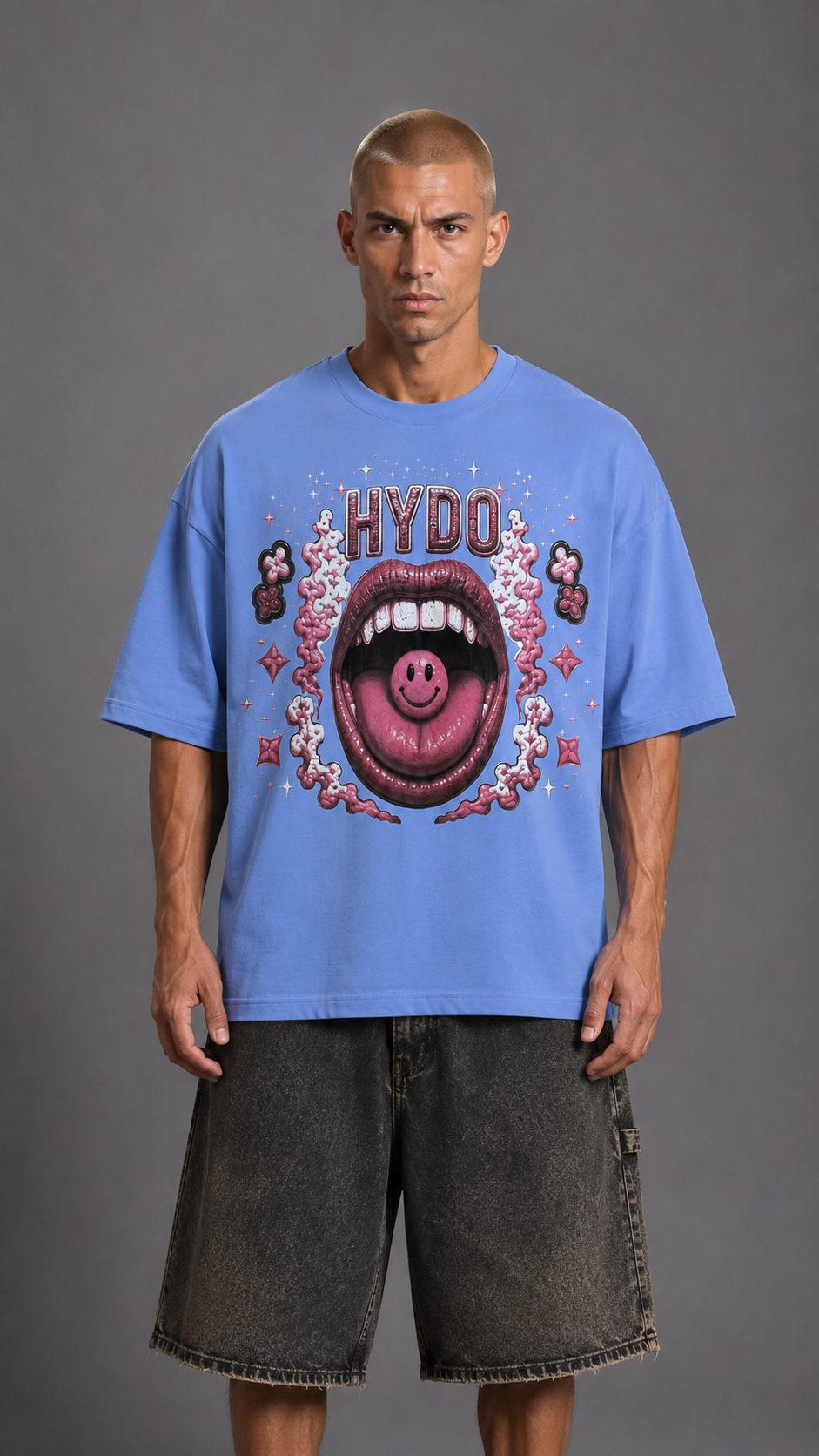 T-SHIRT SMILE HYDO SKY