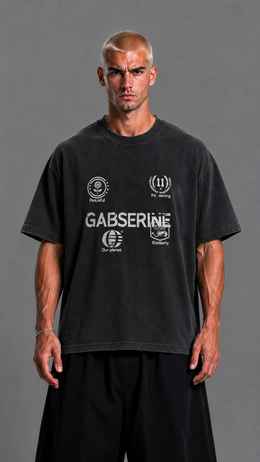T-SHIRT GABSERINE BLACK