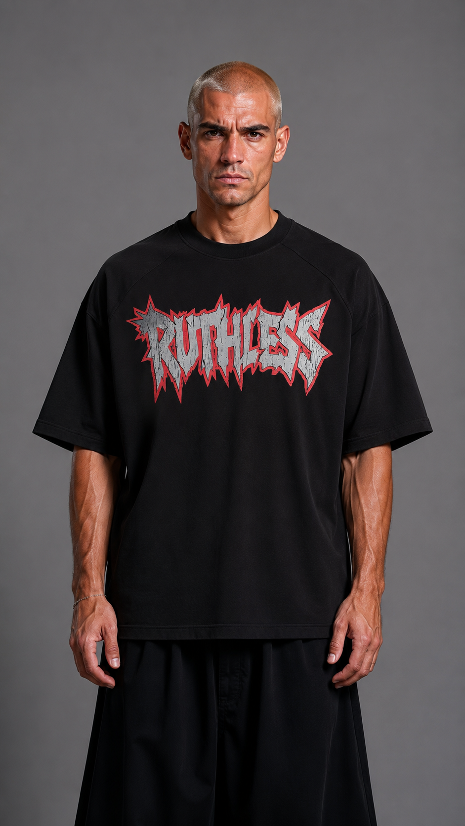 T-SHIRT RUTHLESS BLACK
