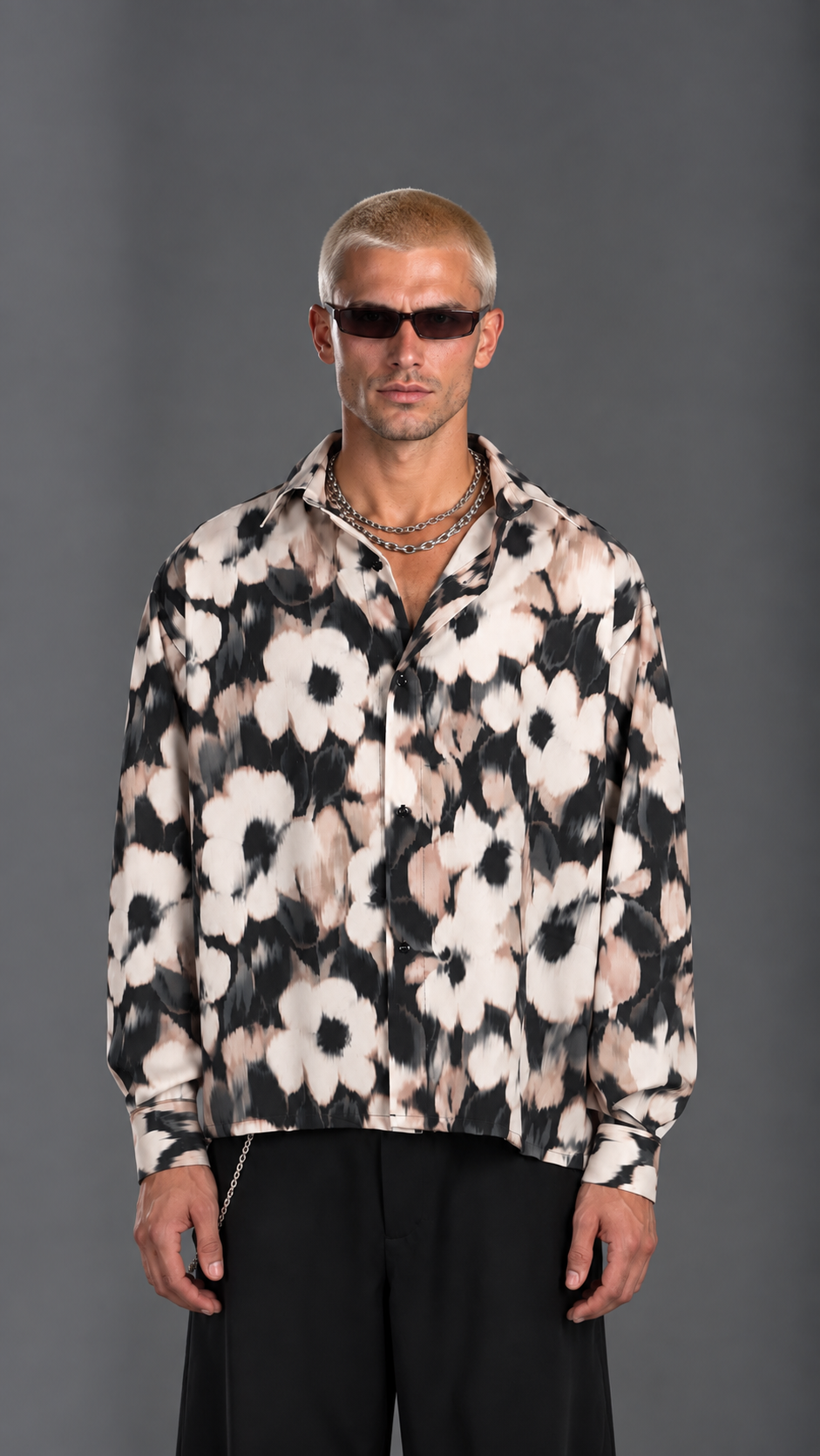 CAMICIA FANTASY BLACK/WHITE BLACK CIRCUS