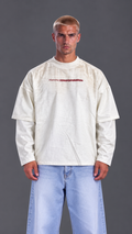 T-SHIRT DOUBLESLEEVE AW HOMME WHITE