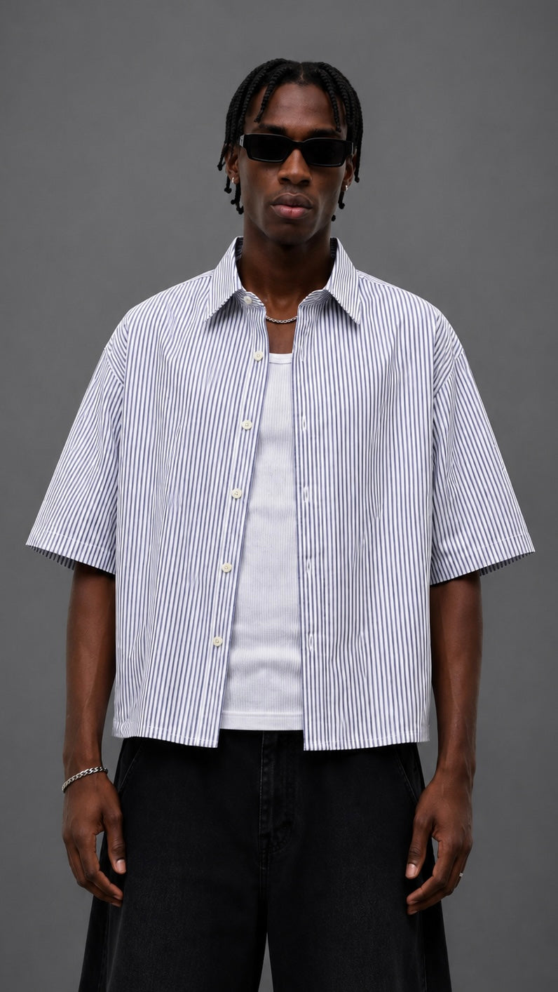 CAMICIA CROPPED W/B TK