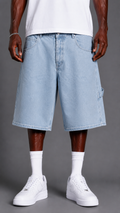 SHORTS IN DENIM BER1020 SKY