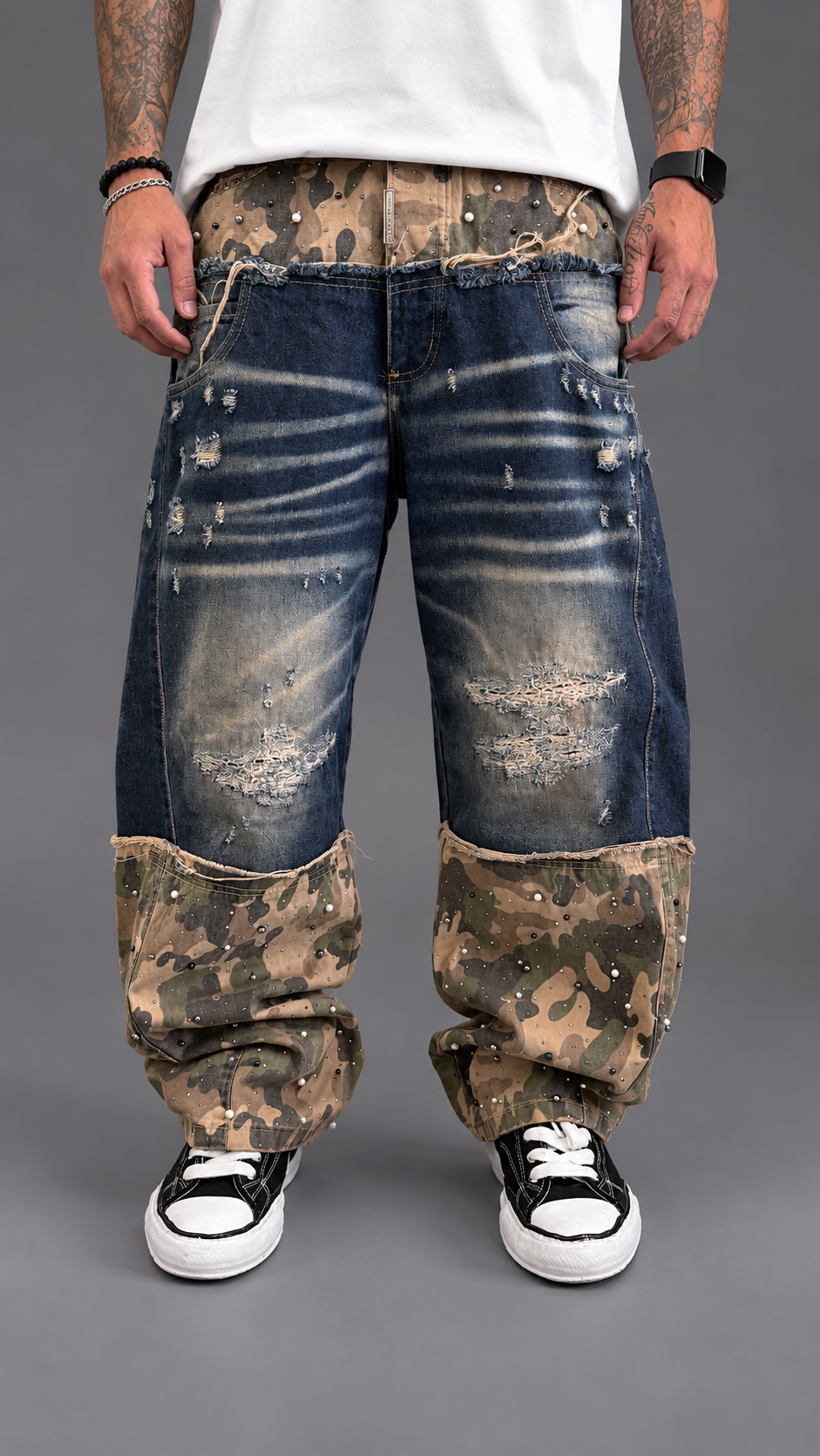 JEANS BAGGY CAMOU DIAMOND