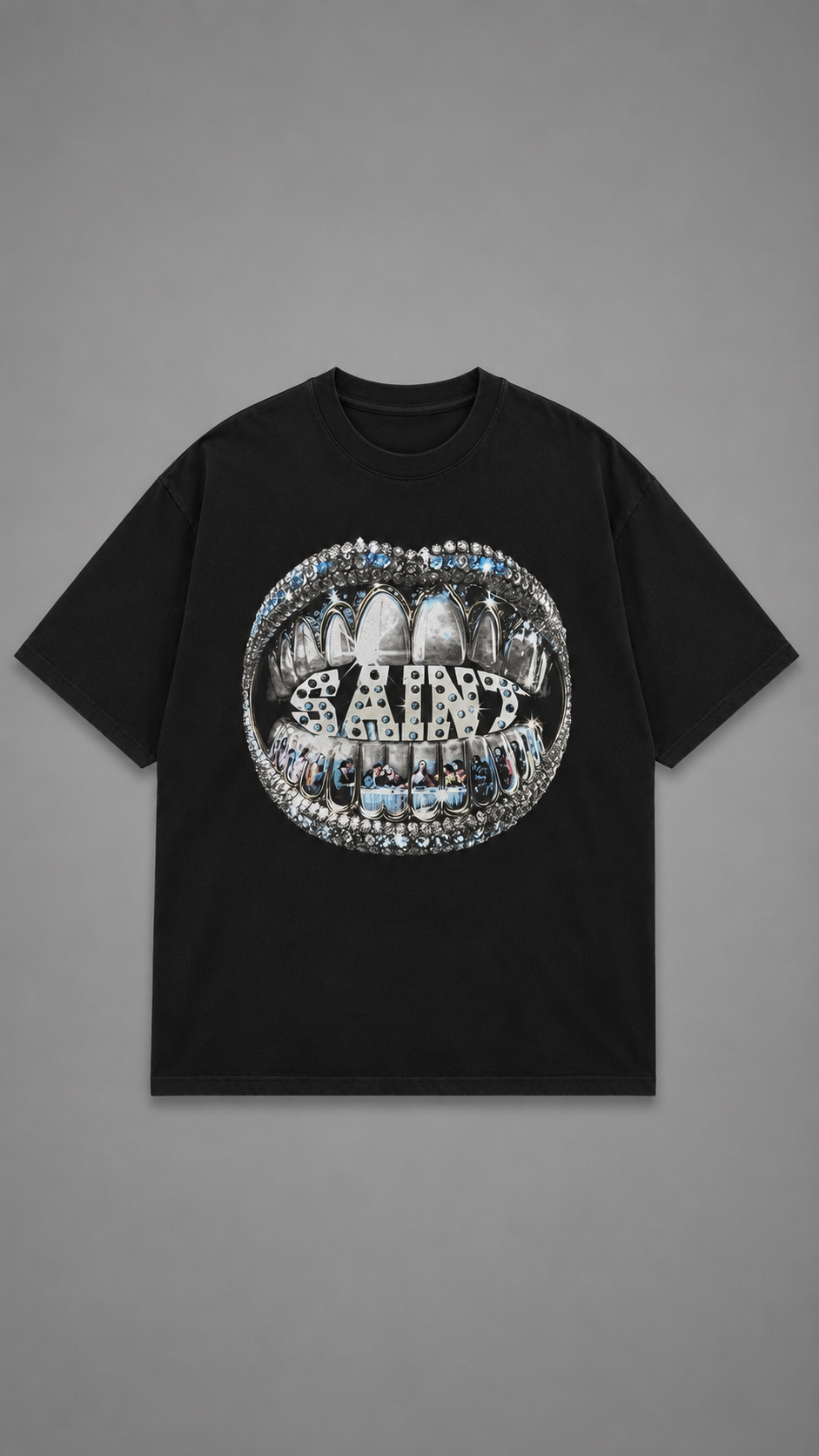 T-SHIRT SAINT BLACK