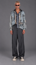 CAMICIA FANTASY BLUE BLACK CIRCUS