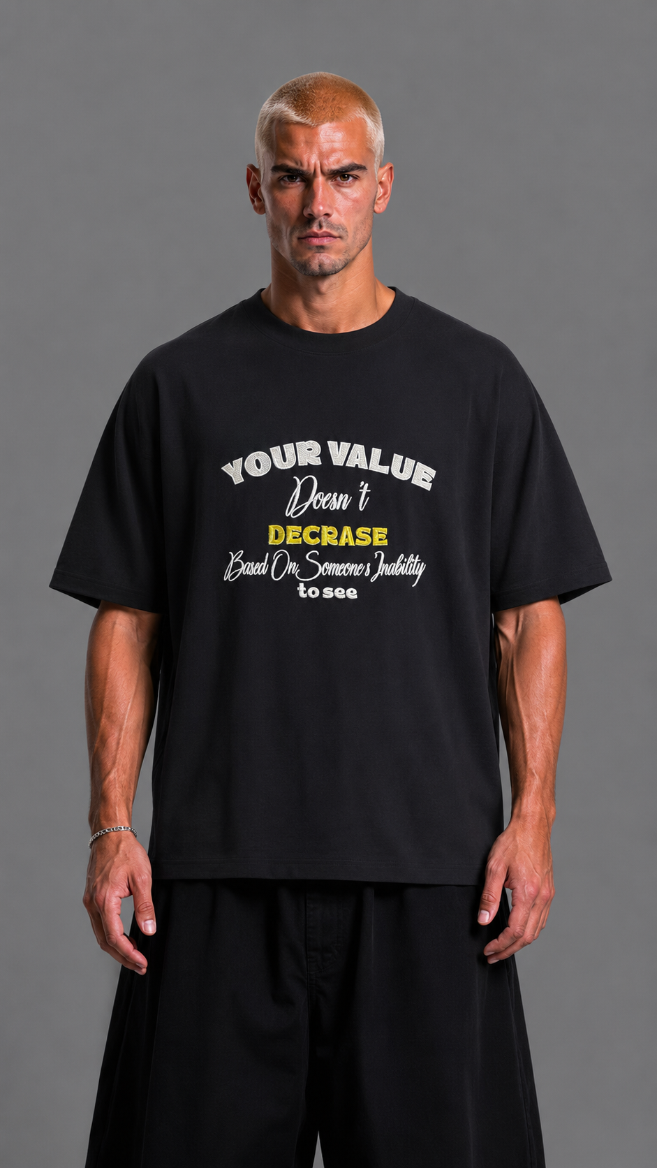 T-SHIRT DECRASE BLACK