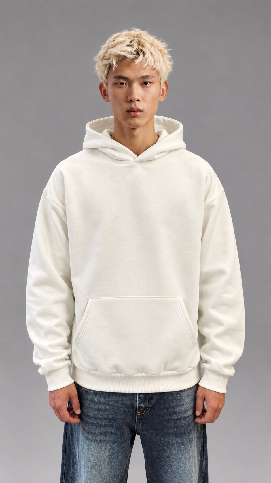 FELPA BOXY FIT WHITE