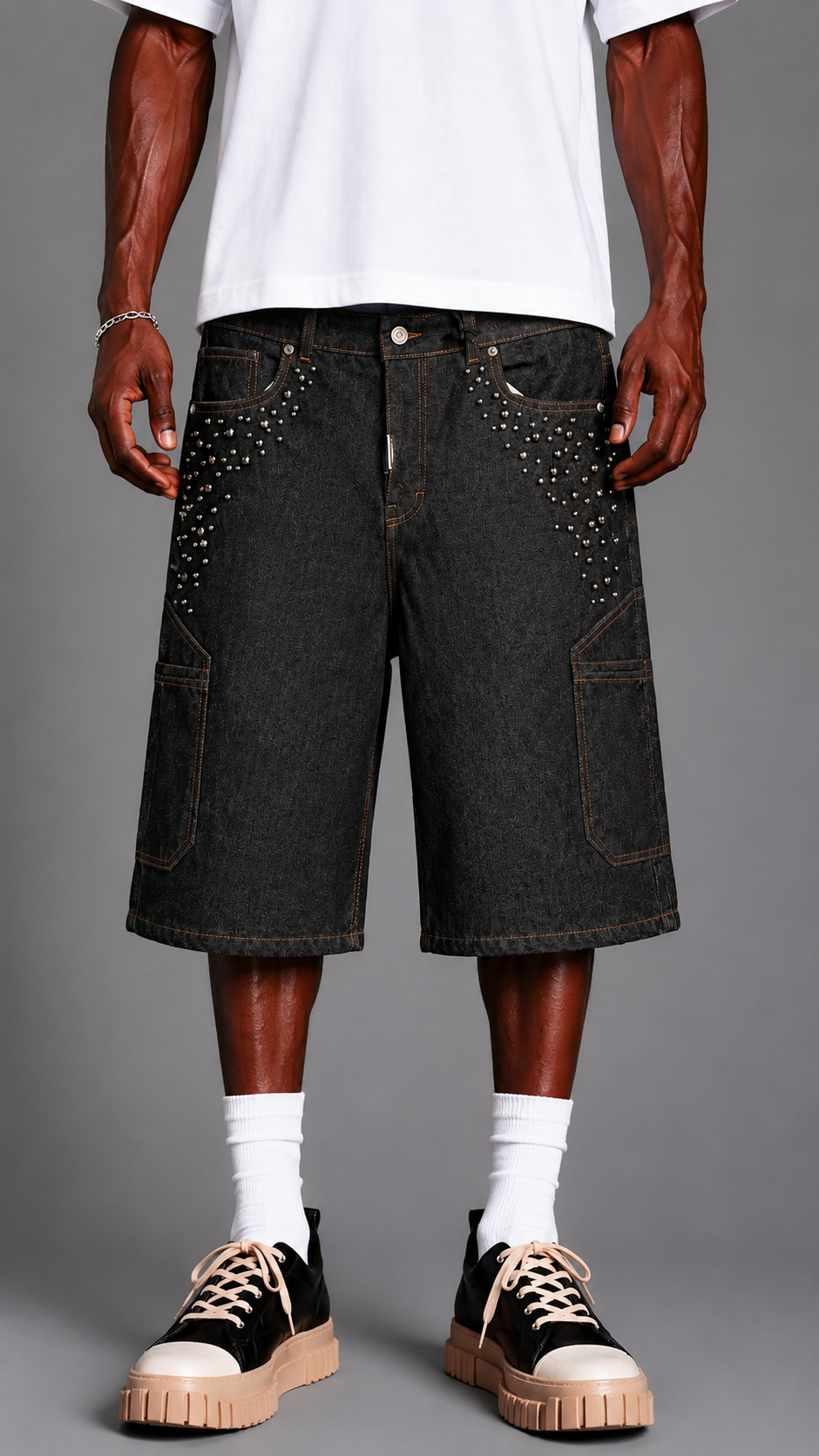 SHORTS SHINY BLACK