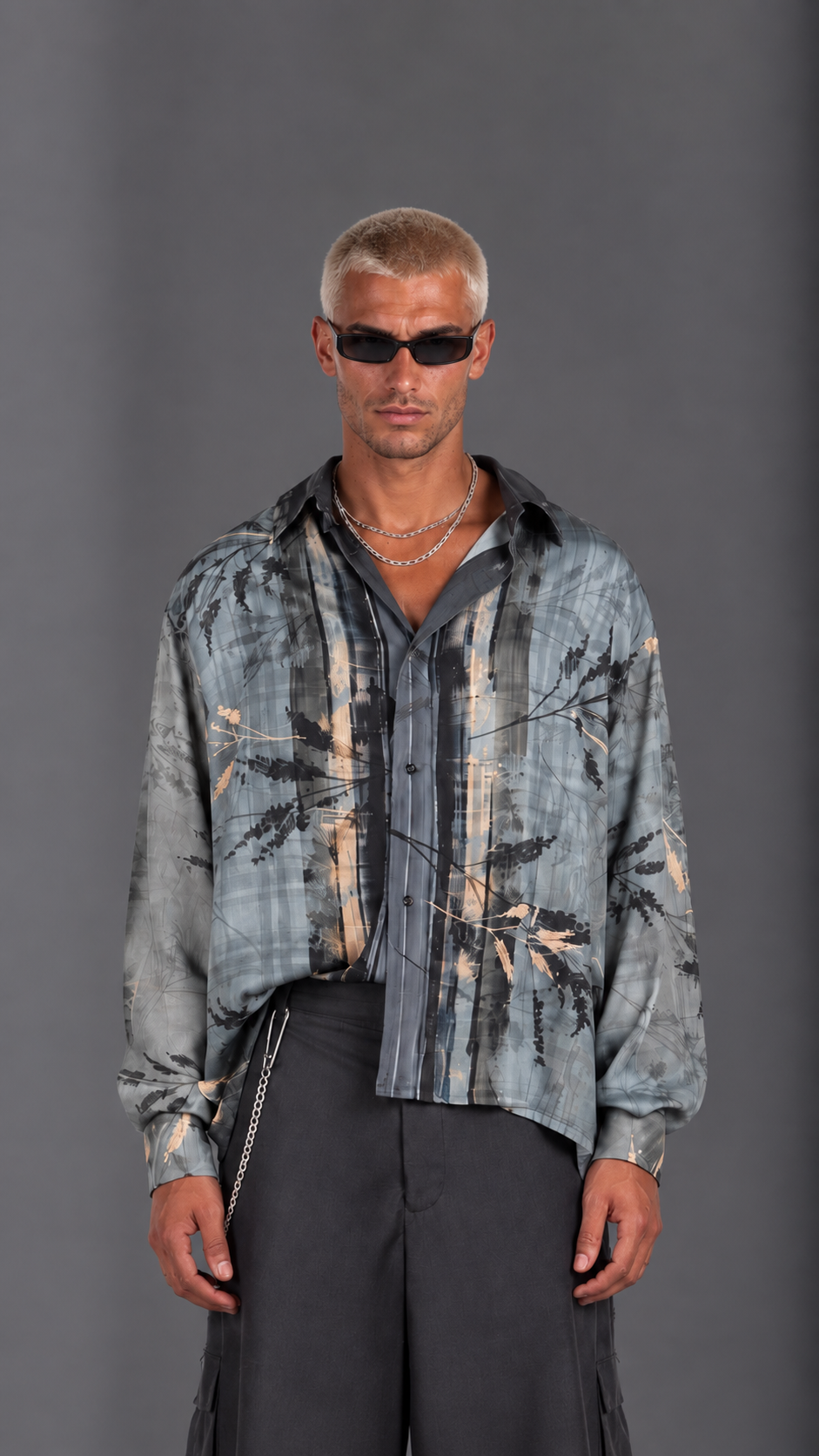 CAMICIA FANTASY BLUE BLACK CIRCUS