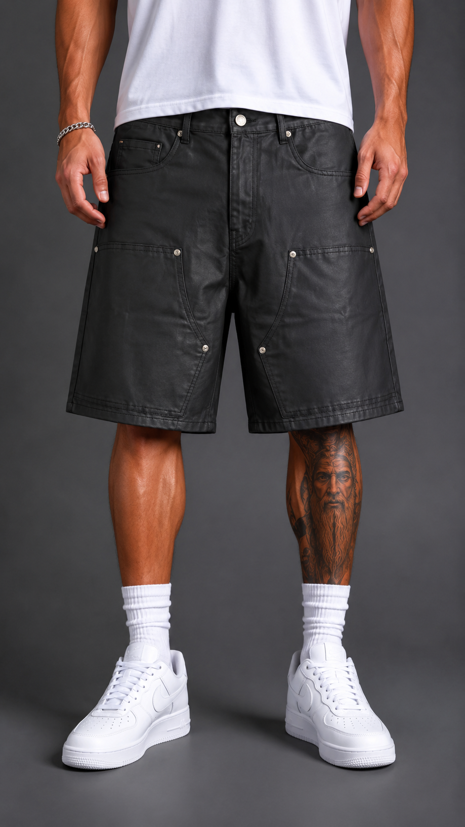 SHORTS CARPENTER SPALMATO BLACK 651