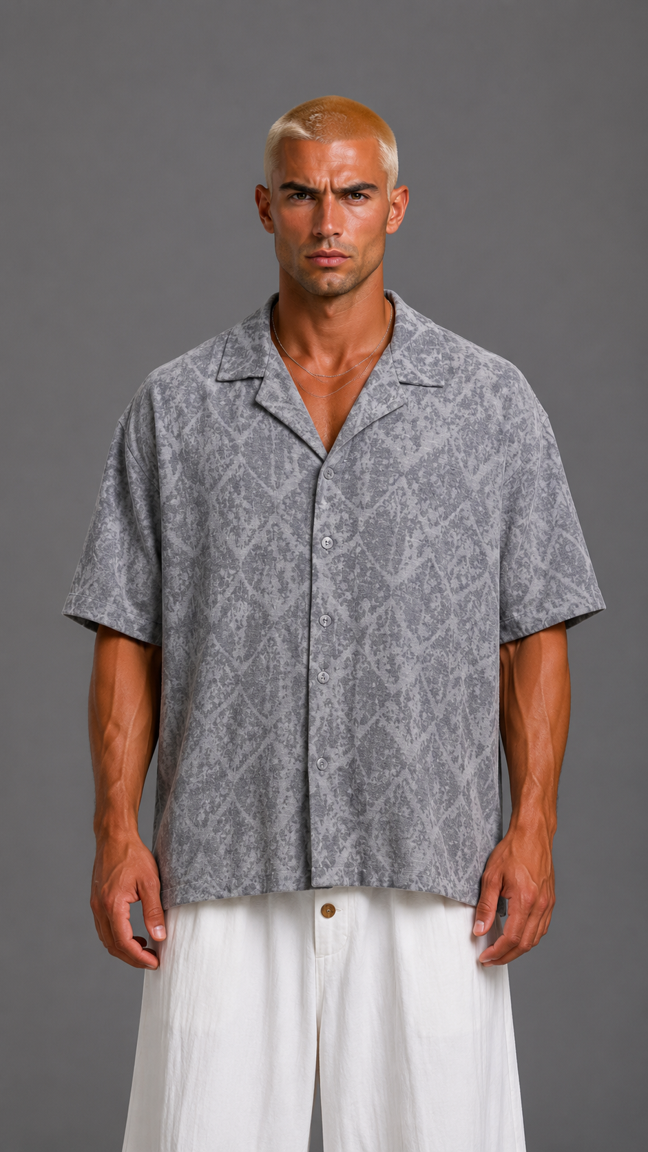 CAMICIA 815282 GREY