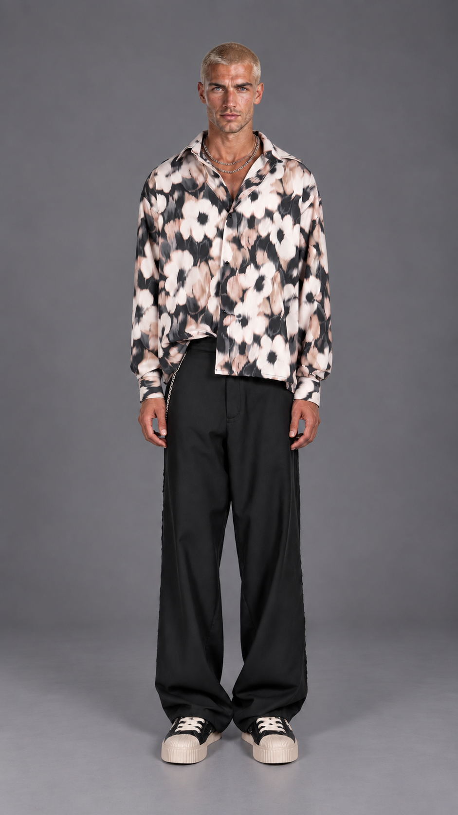 CAMICIA FANTASY BLACK/WHITE BLACK CIRCUS