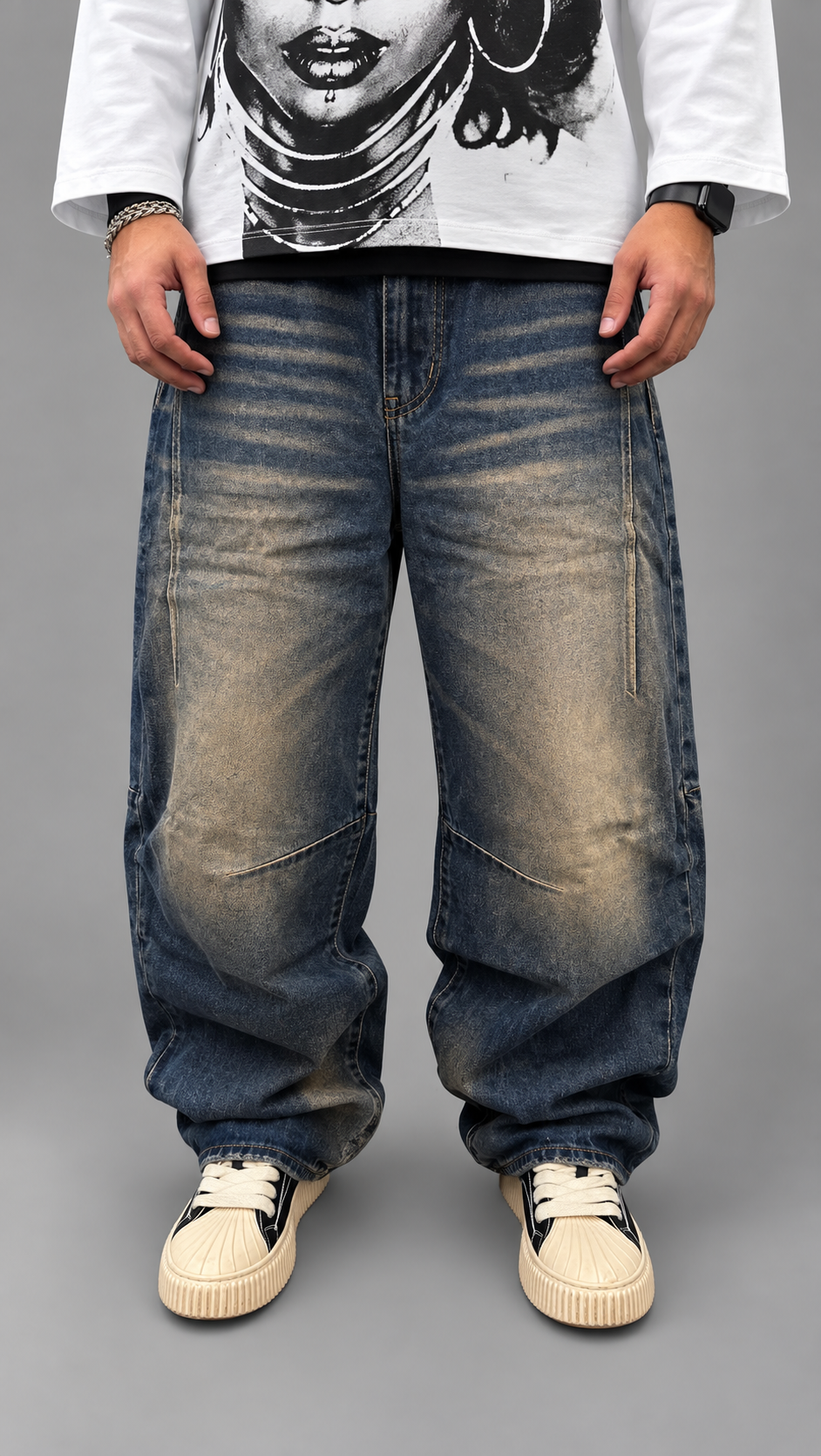JEANS BAGGY YX3736