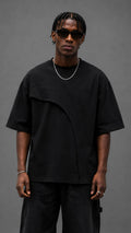 T-SHIRT DUBBED PRESENT BLACK
