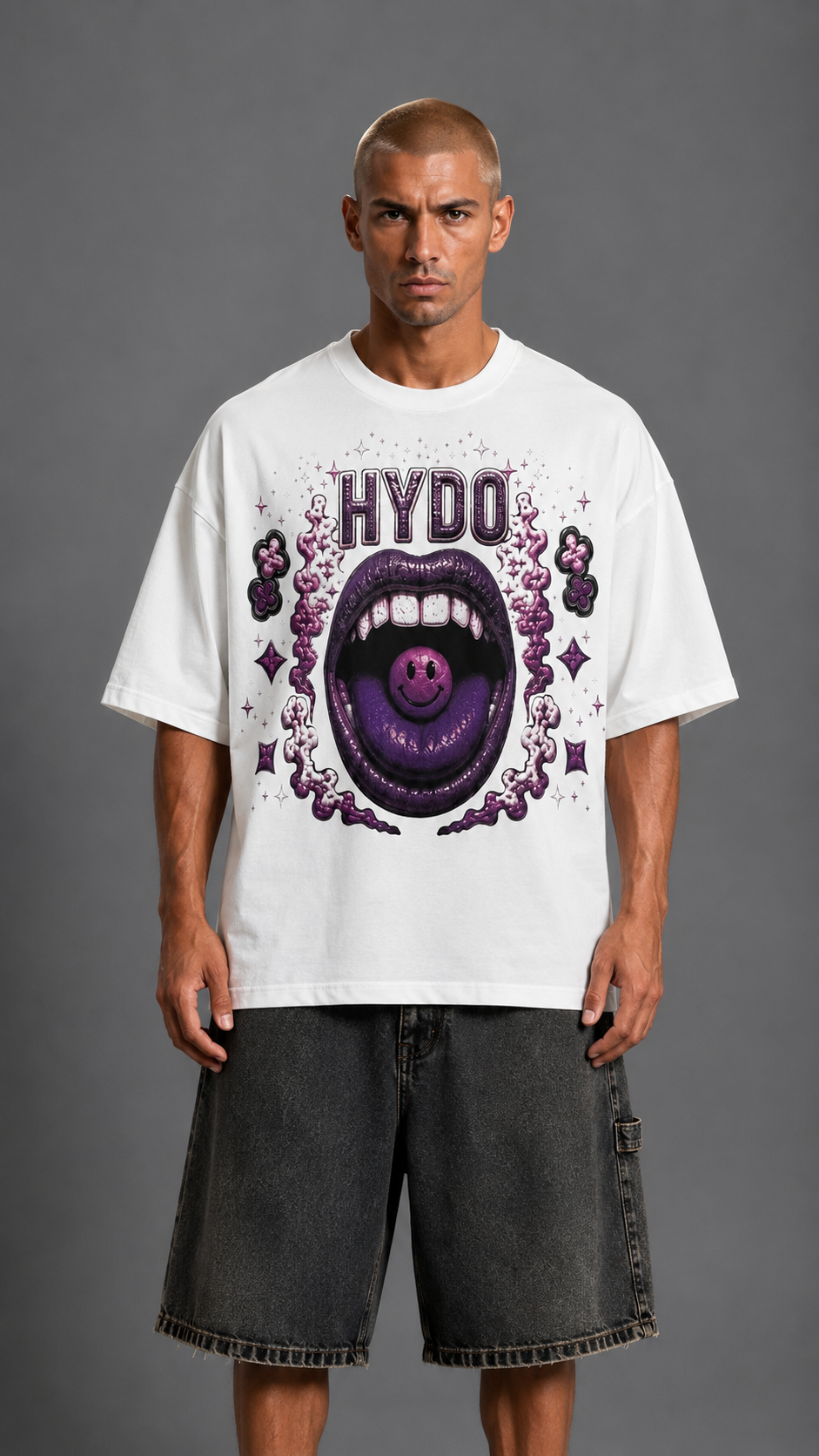 T-SHIRT SMILE HYDO WHITE