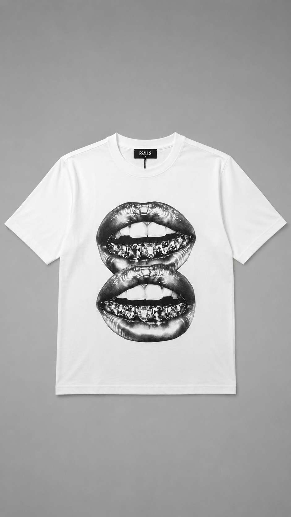 T-SHIRT DOUBLE MOUTH WHITE