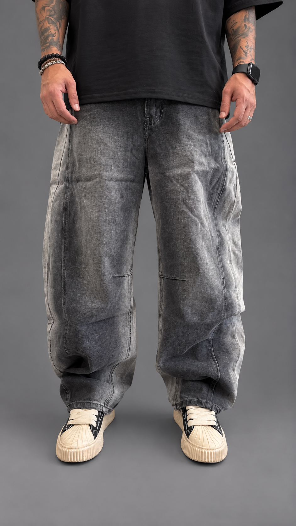 JEANS BALOON KK0277 GREY