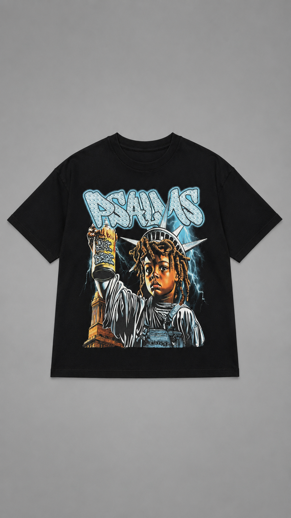 T-SHIRT GRAFFITI BLACK