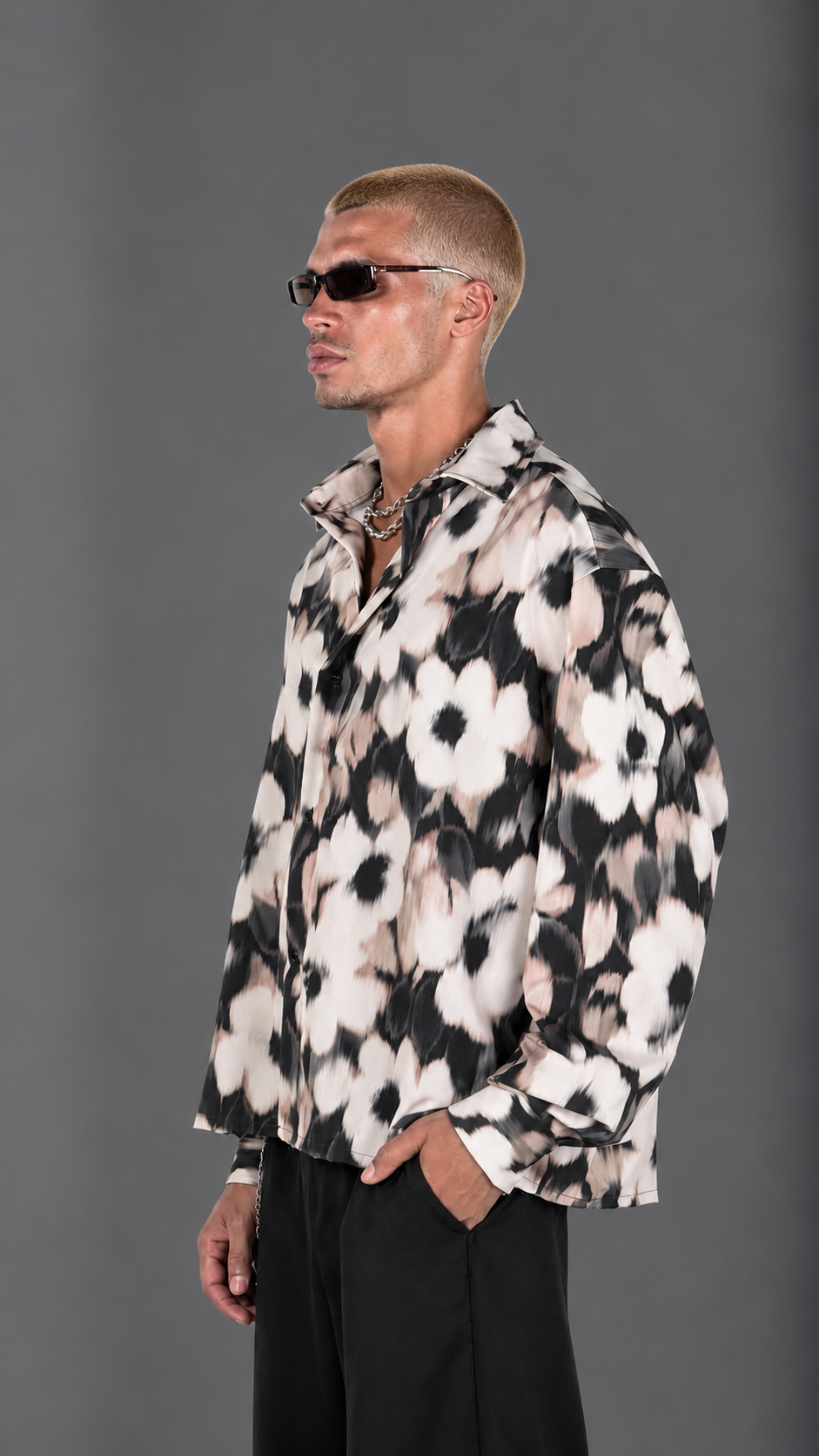 CAMICIA FANTASY BLACK/WHITE BLACK CIRCUS