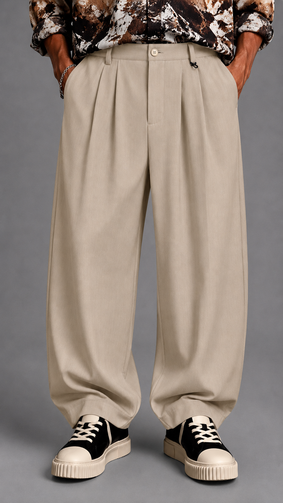 PANTALONE P. PENCES BEIGE