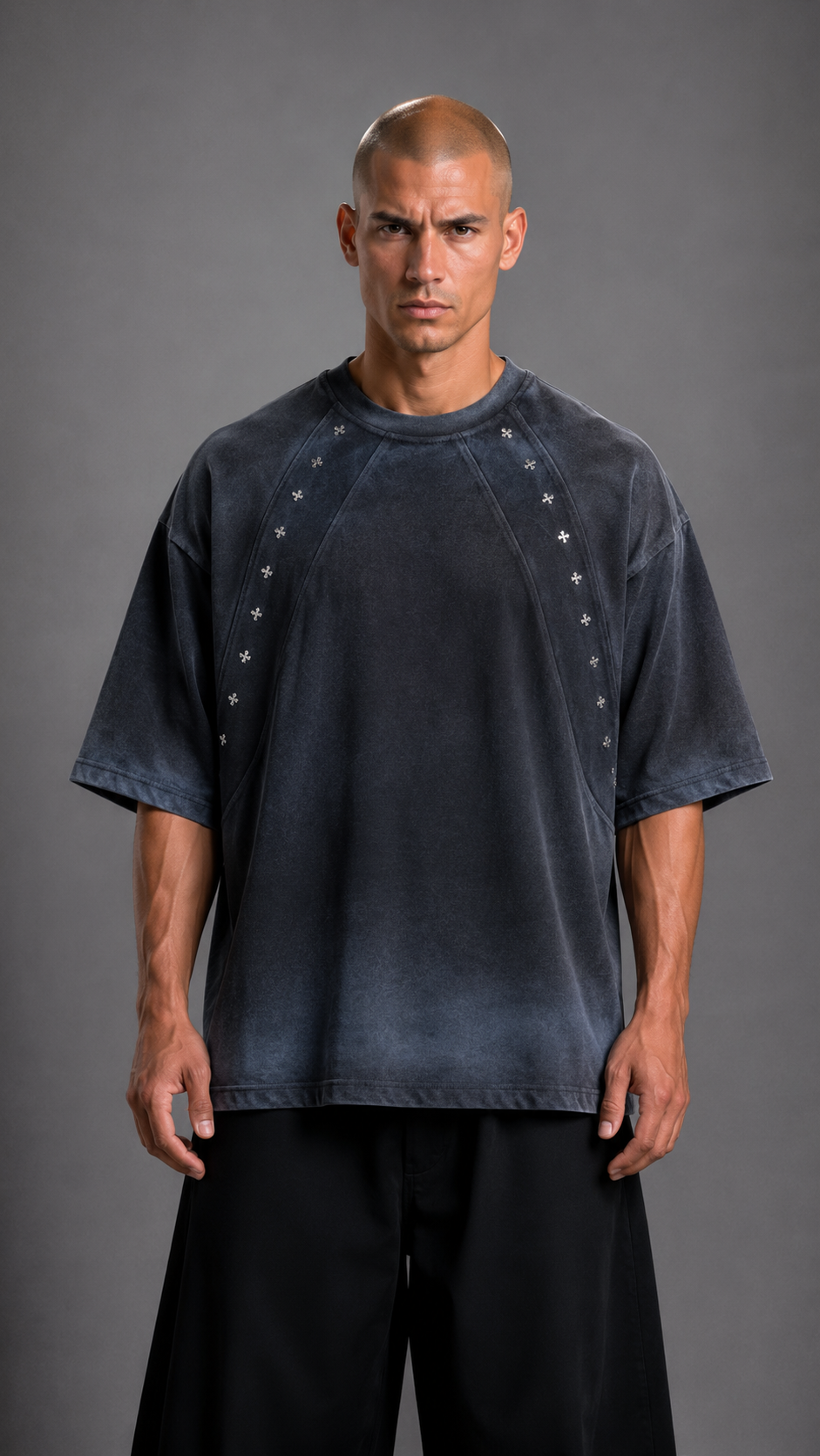 T-SHIRT DEPENDENCIA WASHED BLACK