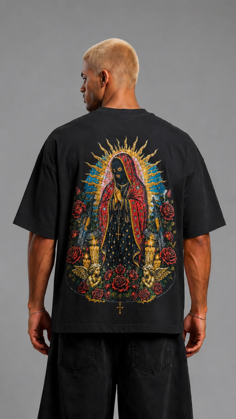 T-SHIRT PRAY DEPENDENCIA BLACK