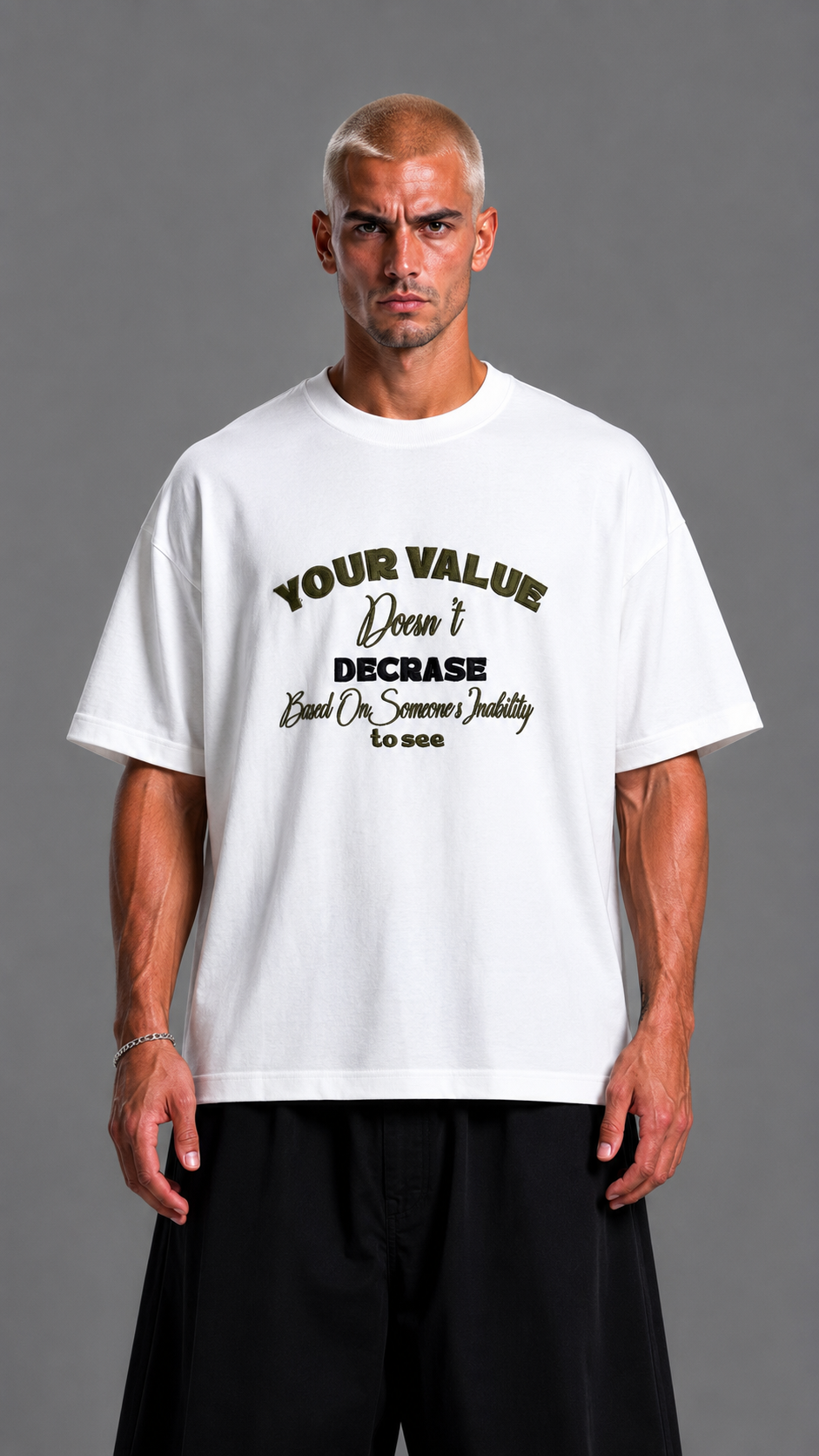 T-SHIRT DECRASE WHITE