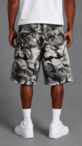 SHORTS MIMETICO MOD.PAPER BLACK