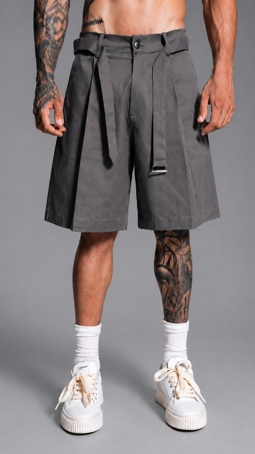 SHORTS TSUBASA GREY