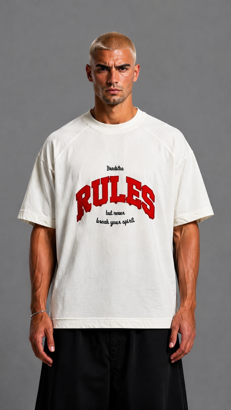 T-SHIRT RULES WHITE