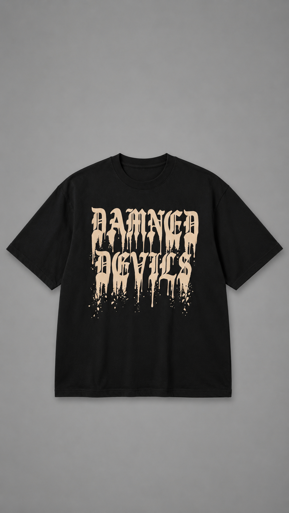 T-SHIRT DAMNED BLACK