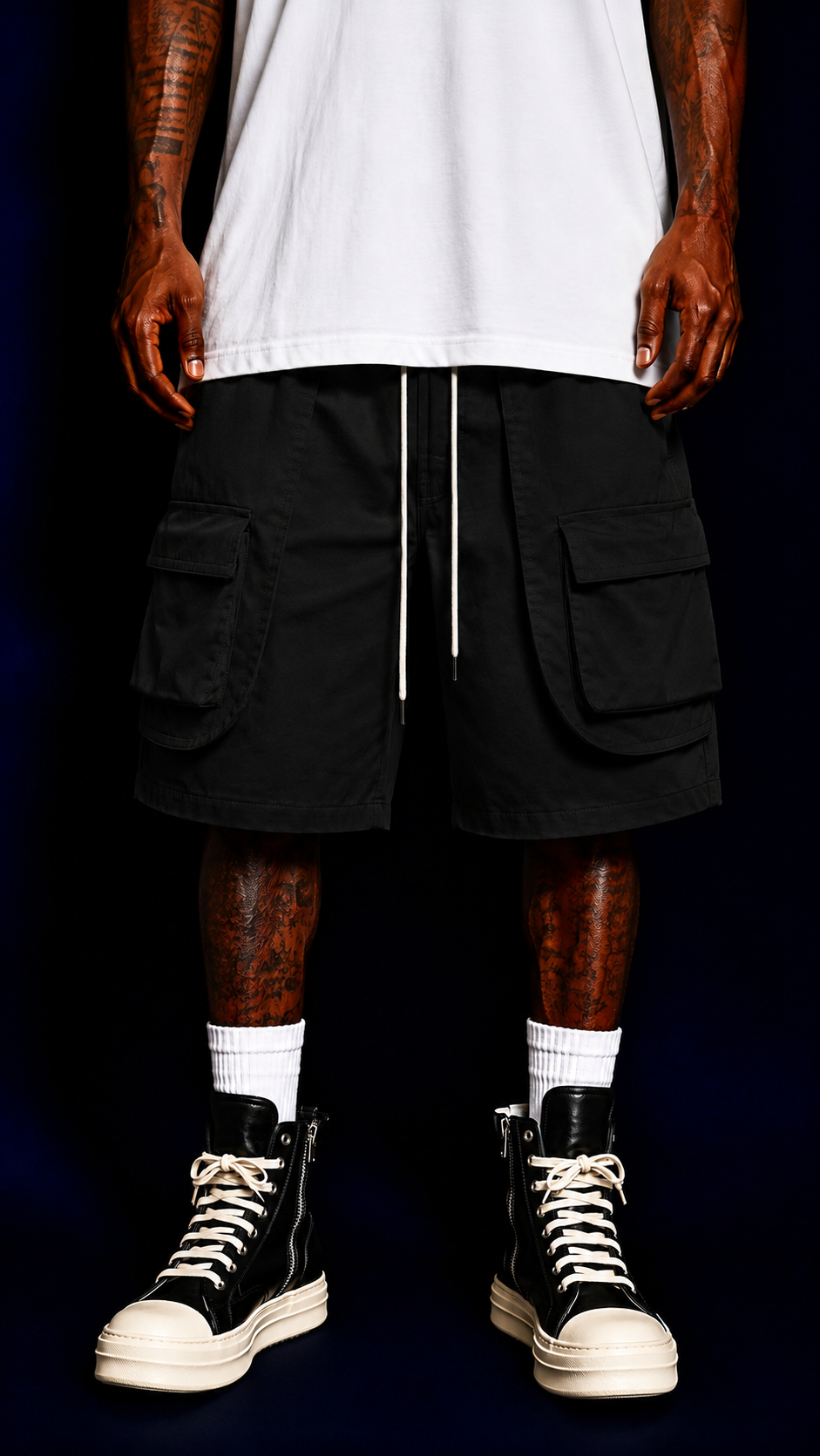 SHORTS POCKETS BLACK