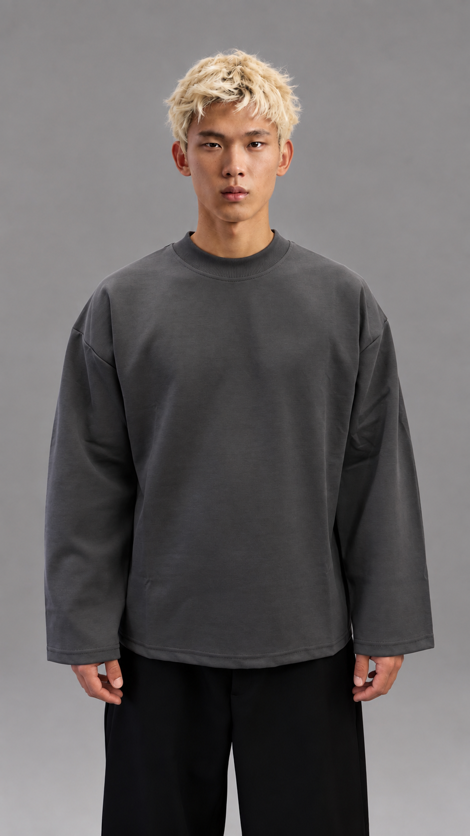 T-SHIRT LONGSLEEVE PERFECT PD DARK GREY