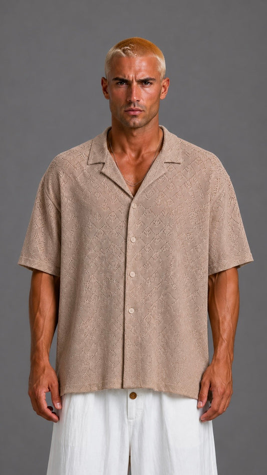 CAMICIA 815261 BROWN