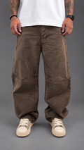 JEANS LASER CAMOU BROWN