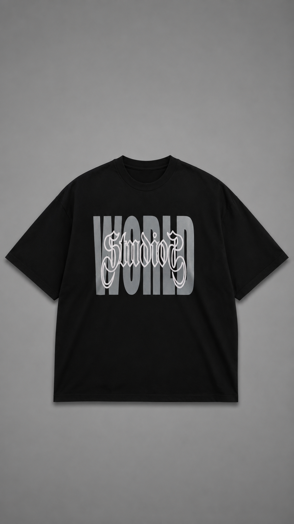 T-SHIRT WORLD STUDIOS BLACK