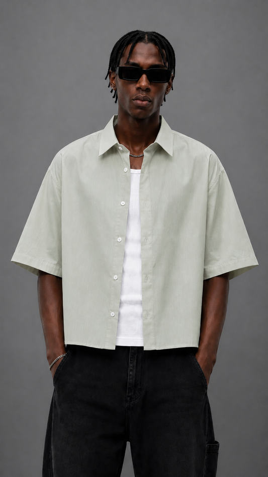 CAMICIA BOXY SALVIA