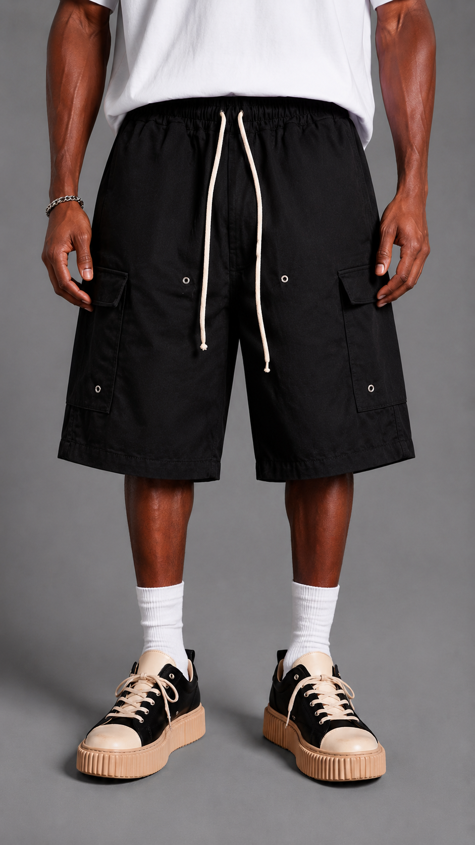 SHORTS TASCONATO BLACK CIRCUS BLACK