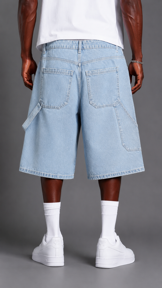 SHORTS IN DENIM BER1020 SKY