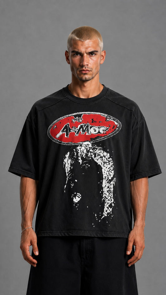 T-SHIRT AMOR DEPENDENCIA BLACK